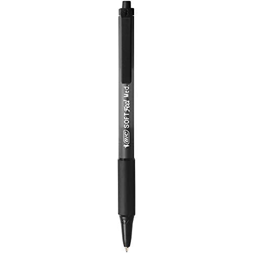 Bic Soft FeelClic Grip Penna a Sfera, a Scatto, Punta Media da 1,0mm, –