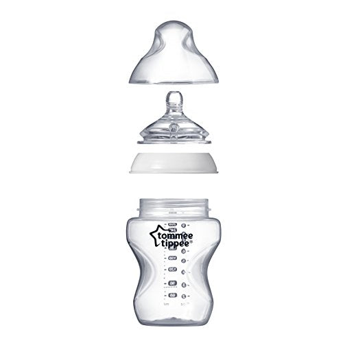 Tommee Tippee Closer to Nature Biberon Decorato, 340 ml, 1 Pezzo, Tras –