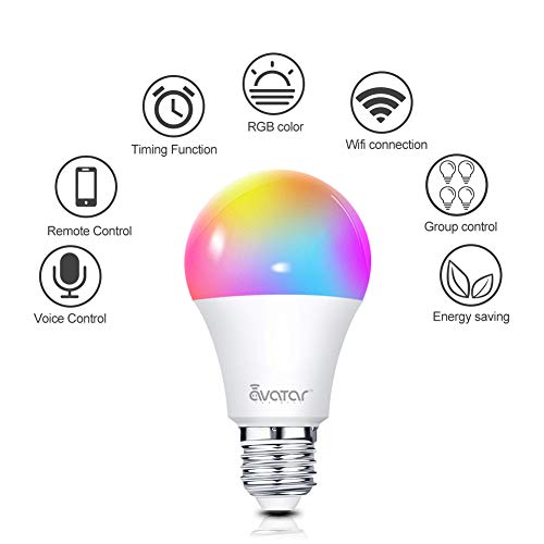 Lampadina WiFi Smart 8W E27 RGB+ luce neutra - Ultralux Italia