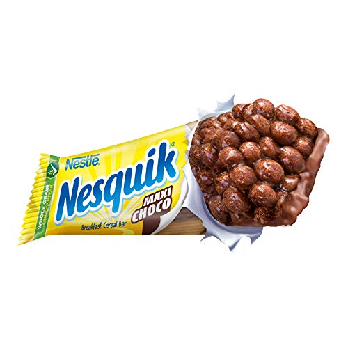 Nesquik Delice Barrette di Cereali con Cioccolato al Latte, 4 x 23g