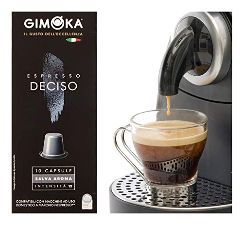 Gimoka Capsule Caffè Compatibili con Macchine Nespresso - 100 –