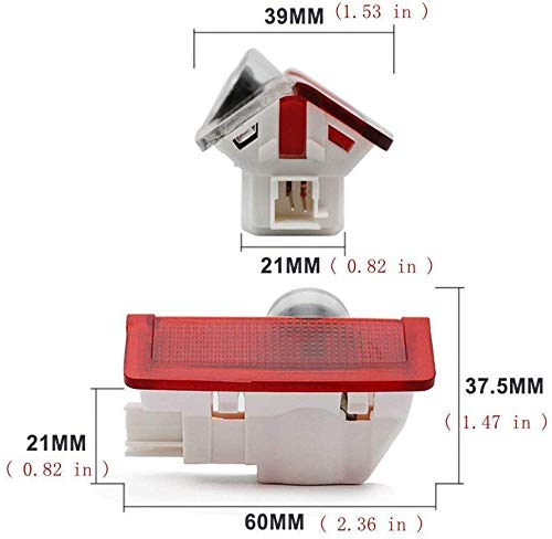 MUKEZON Luce di Benvenuto per portiera Auto, proiettore con Logo HD pe –