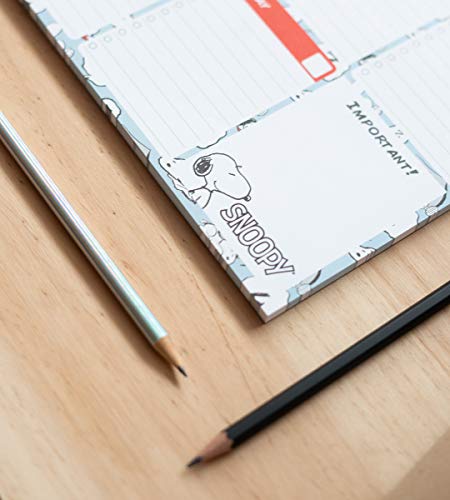 Erik Snoopy Planning da Tavolo con Calendario Perpetuo e Planner Setti –