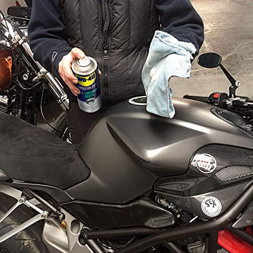 WD-40 Specialist Cera Lucidante Moto Spray, Contiene Cera Carnauba per una  Finitura Perfetta ed Ultra Brillante, 400 ml & Prodotto Multifunzione  Lubrificante Spray, Bianco : : Auto e Moto