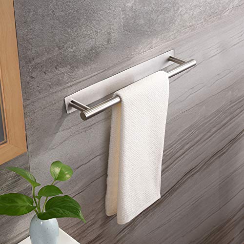 ZUNTO Bagno Adesivo Porta Salviette Acciaio Inox 40cm Portasciugamani