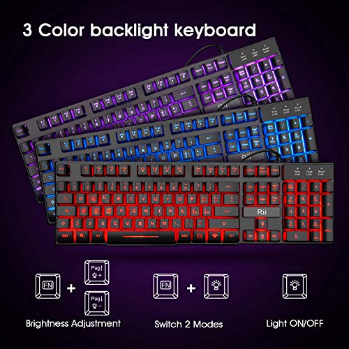 Tastiera e Mouse da Gioco, Layout Italiano QWERTY Gaming Tastiera