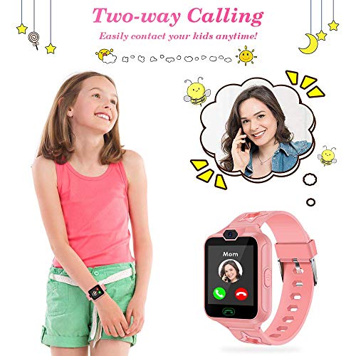 AGPTEK Smartwatch Bambini 8 in 1 Orologio Intelligente per con Rosa –