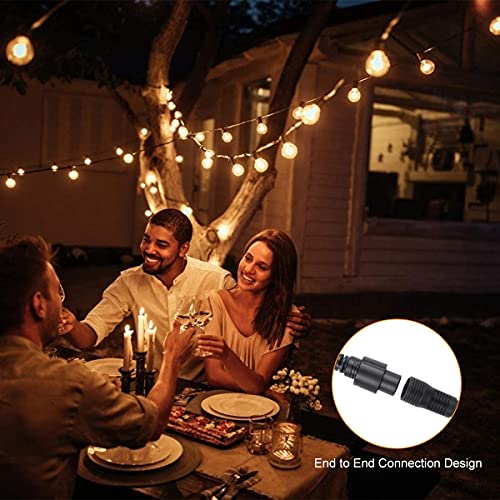 63FT Catena Luminosa Esterno, G40LED Luci da Esterno Giardino, 19M Luce da  Giardino Impermeabile 30+3 Lampadine di Ricambio Decorazione per  Esterni/Interni-Natale/Giardino/Matrimonio/Festa/Caffè : :  Illuminazione