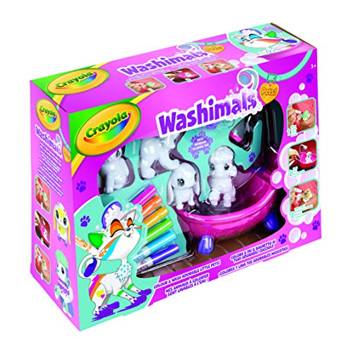 CRAYOLA WASHIMALS SET ATTIVITA' PER COLORARE E FARE IL BAGNETTO AI CUCCIOLI  747249