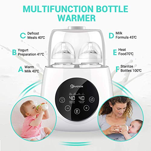 Scaldabiberon, Sterilizzatore Biberon 5 in 1 lcd Controllo