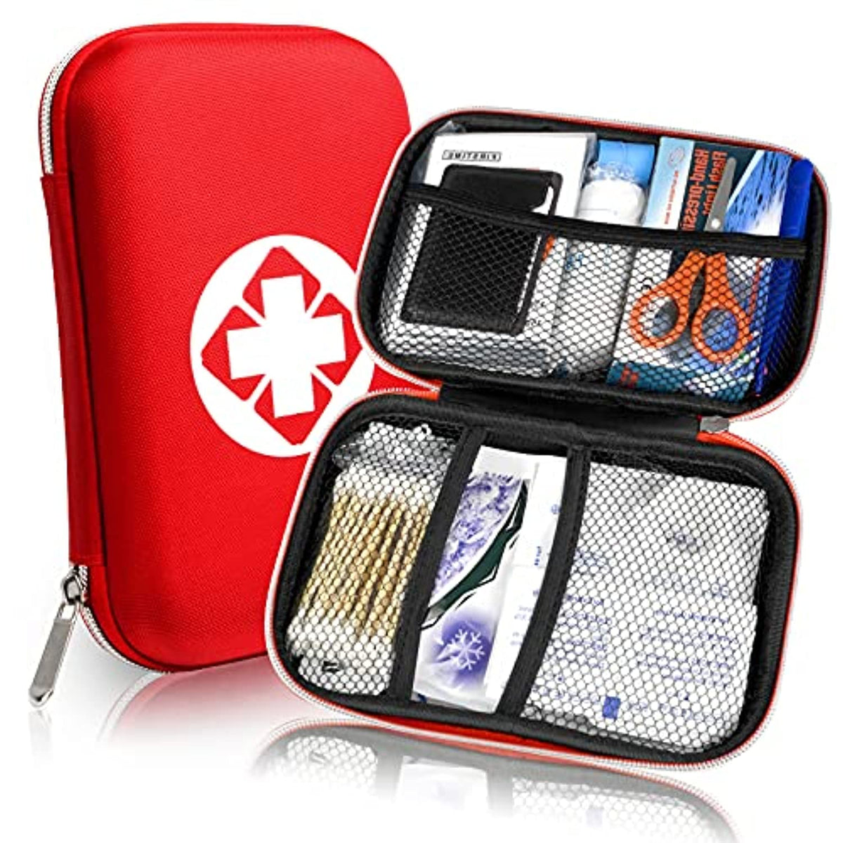 Kit di pronto soccorso per auto, viaggi, campeggio, casa, ufficio, sport,  sopravvivenza medica