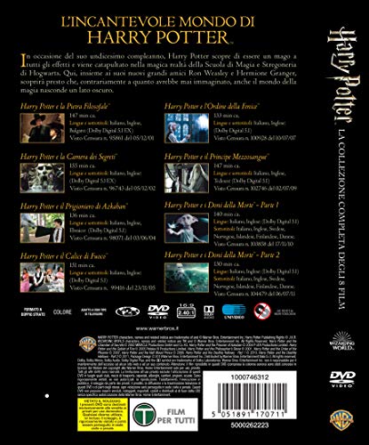 Harry Potter 8 Film DVD Collection & Trivial Pursuit