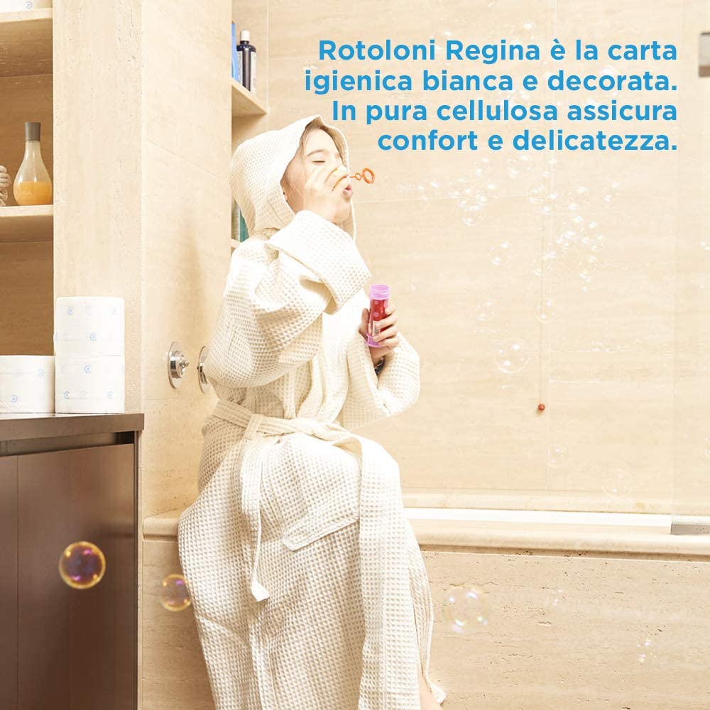 Regina Rotoloni Maxi Carta Igienica, Confezione da 4 –