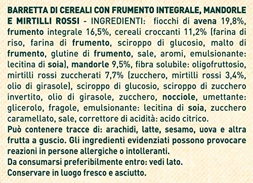Gran Cereale - Snack Barrette 4 Cereali Mandorle e Mirtilli Rossi - –