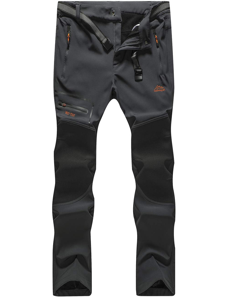 DAFENP Pantaloni Trekking Sci Uomo Invernali Pantaloni da Lavoro Termici  Impermeabile Pantaloni Neve Softshell Montagna Escursionismo Caldo  All'aperto - Biostaff