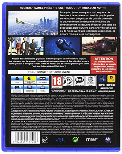 Grand Theft Auto V (GTA V) - PlayStation 4 Eu Multilingua [Italiano In –