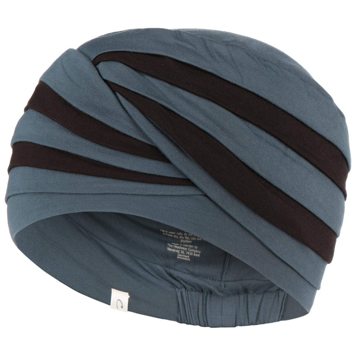 Christine headwear Turbante in Viscosa di bambù Shanti (Blu Scuro/Lill –