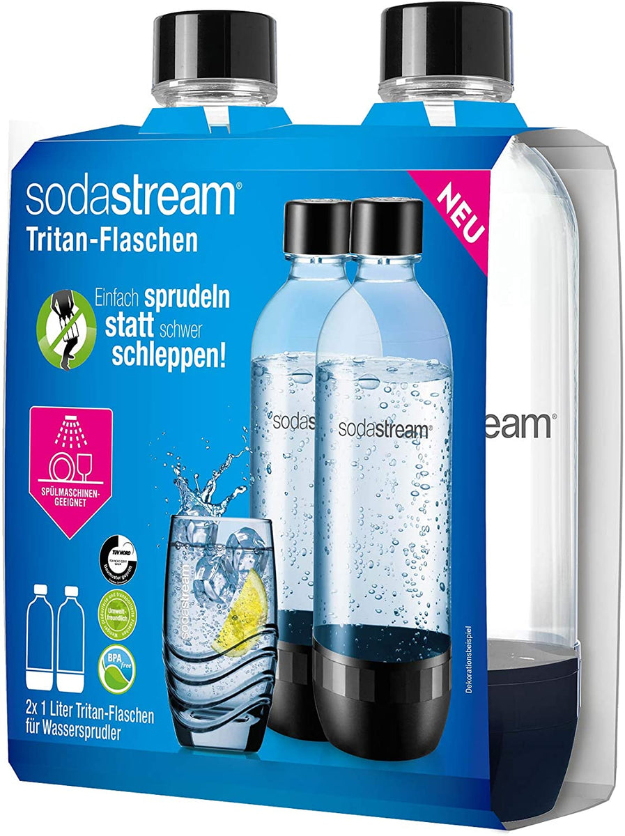 SodaStream Bottiglie Universali per gasatore d'acqua, Capienza 1 Litro –