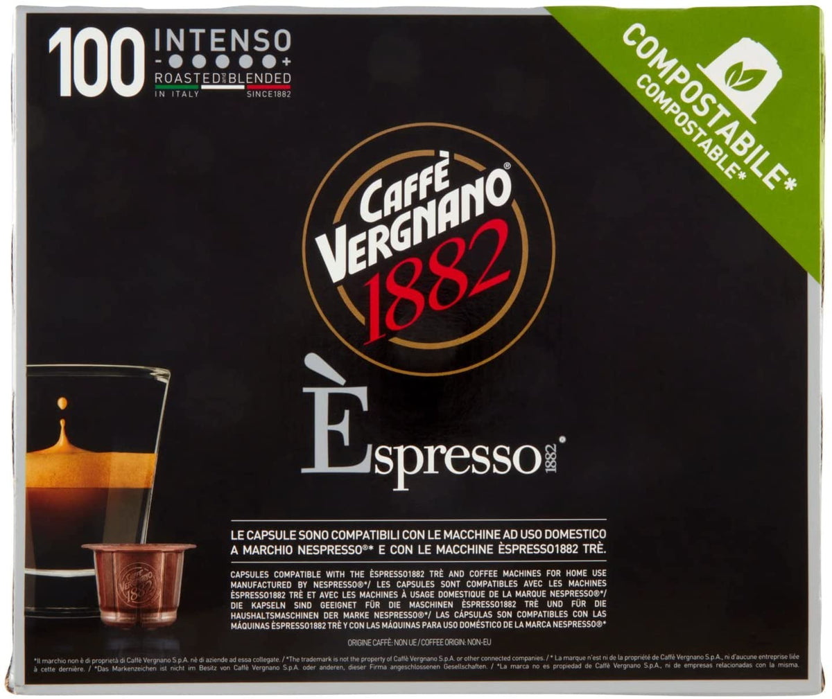 Capsule compatibili Nespresso Caffè Vergnano 1882 - Tuttomigliore