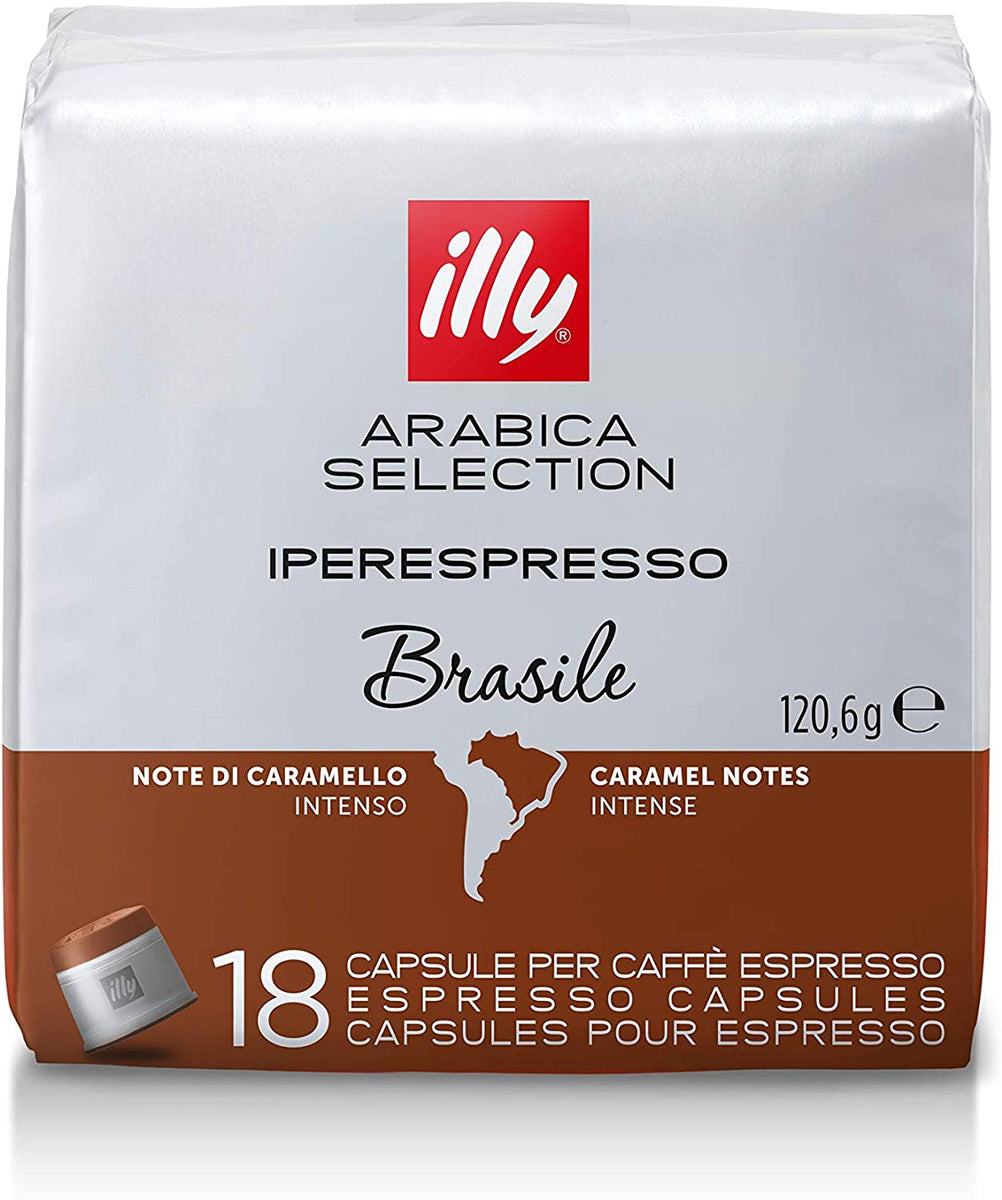 illy Capsule Caffè Iperespresso Tostato CLASSICO, 6 Confezioni da 18 C –