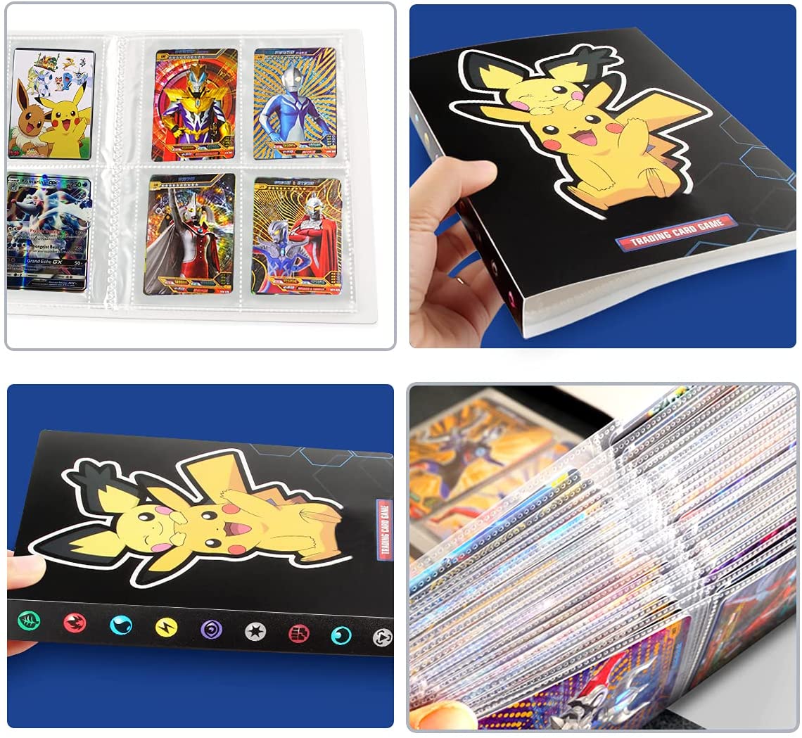 Raccoglitore Carte Pokemon - Porta Carte Album di Carte Collezionabili 240  Carte
