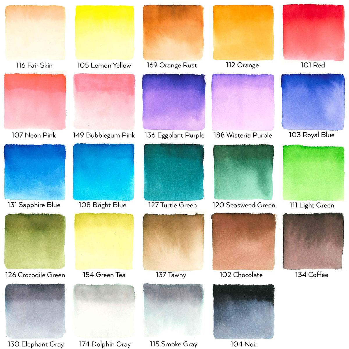 Arteza Pennarelli Acquerello Professionali, Set da 24 Colori