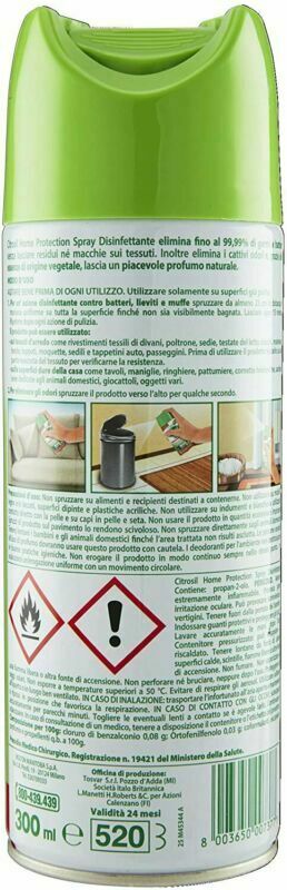 Citrosil Home Protection Spray Disinfettante Agrumi 300 ml