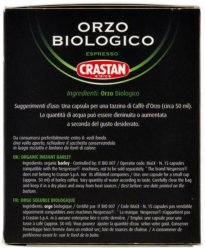 Capsule Compatibili Nespresso Orzo - Capsule Compatibili Nespresso Ginseng  – Crastan