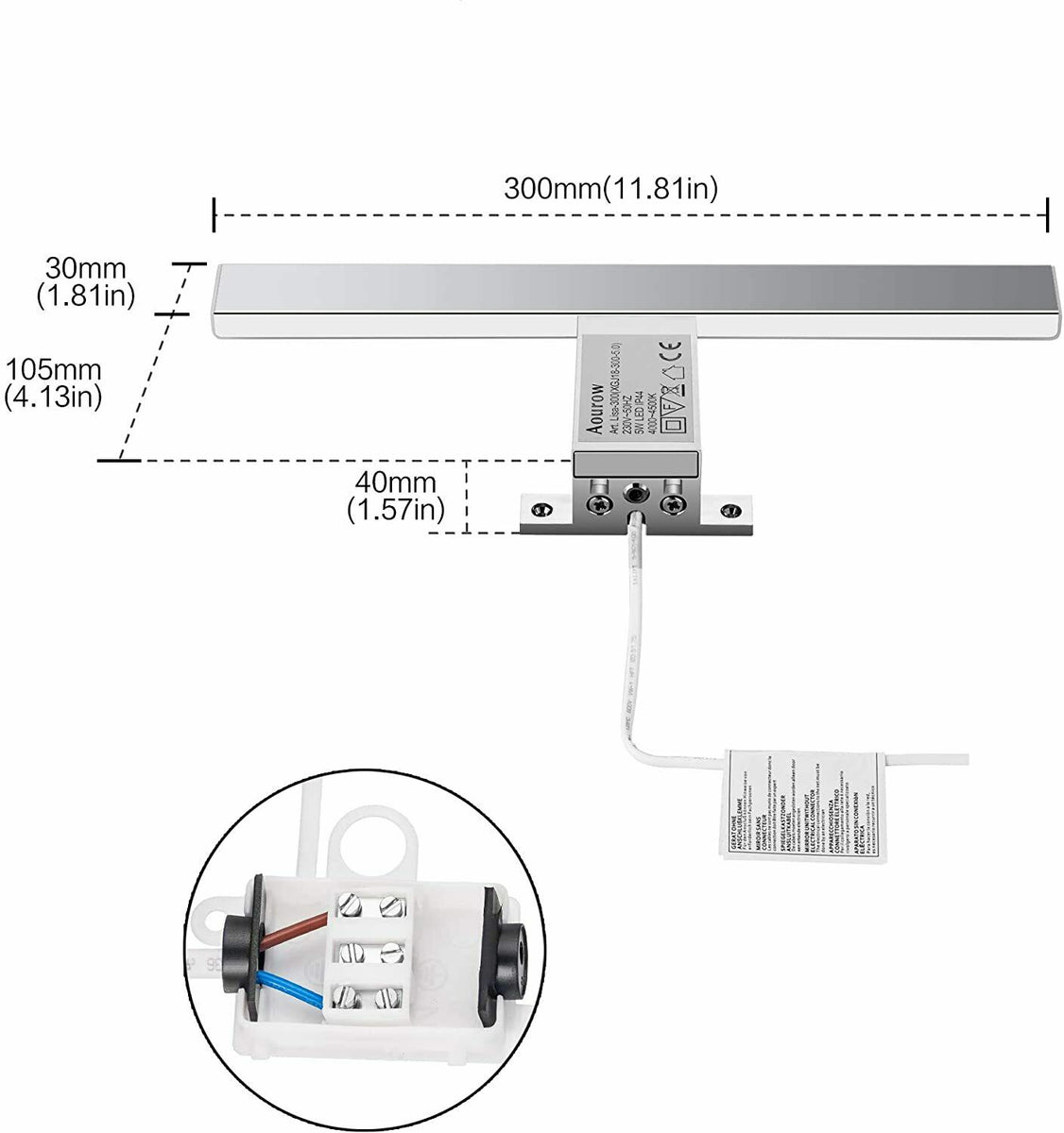 Offerta Specchio Da Trucco Con Led Integrato, 4, 5w in vendita online