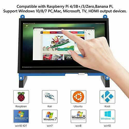 Monitor 7 pollici portatile Risoluzione 1024x600 Display LCD Full