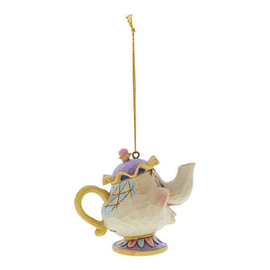 Enesco Sospensione Mrs Potts & Chip, PVC, Multicolore, 4x3x6.5 cm