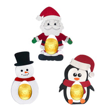 Carica l&#39;immagine nel visualizzatore di Gallery, 3 Set Fustelle Natale 3D per Cioccolato Stencil Cutting Dies Scatole di Cioccolato Leccalecca Natalizie Fustelle per Creazioni Fai da Te Decorazioni Tavolo (A)