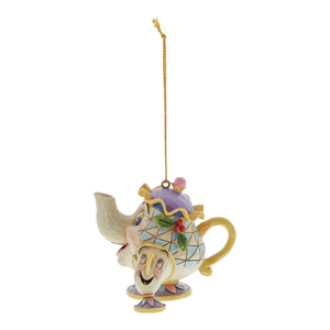 Enesco Sospensione Mrs Potts & Chip, PVC, Multicolore, 4x3x6.5 cm