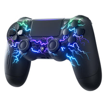 Carica l&#39;immagine nel visualizzatore di Gallery, ECHTPower Controller Wireless per PS4, Joystick con Luci RGB per PS4/Pro/Slim/PC, Batteria da 1000mAH, Doppia Vibrazione, Giroscopio, jack per Cuffie da 3,5mm, Controller Ergonomico e Antiscivolo