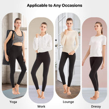 Carica l&#39;immagine nel visualizzatore di Gallery, SINOPHANT Leggins Vita Alta Donna, Leggings Donna Fitness Pantaloni Yoga Controllo della Pancia Opaco Elastici Morbido per Sportivi o Casual,S-M,Arancione