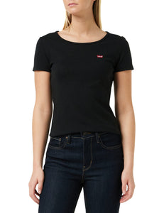 Levi's 2pack Crewneck Tee 2 Pack Tee White +/M, T-shirt Donna, 2 Pack Tee White +/Mineral Black, S