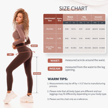 Carica l&#39;immagine nel visualizzatore di Gallery, SINOPHANT Leggins Vita Alta Donna, Leggings Donna Fitness Pantaloni Yoga Controllo della Pancia Opaco Elastici Morbido per Sportivi o Casual,S-M,Arancione