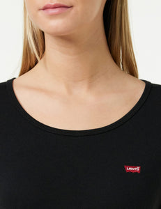 Levi's 2pack Crewneck Tee 2 Pack Tee White +/M, T-shirt Donna, 2 Pack Tee White +/Mineral Black, S