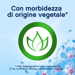 Lenor Ammorbidente Lavatrice Concentrato, 25 Lavaggi, Risveglio Primaverile, Freschezza Di Lunga Durata E Morbidezza Di Origine Vegetale, Lenzuola Profumate Fino A 1 Settimana