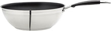 Carica l&#39;immagine nel visualizzatore di Gallery, AmazonBasics - Padella da wok in acciaio INOX, 28 cm - Ilgrandebazar