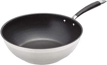 Carica l&#39;immagine nel visualizzatore di Gallery, AmazonBasics - Padella da wok in acciaio INOX, 28 cm - Ilgrandebazar