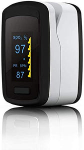 Pulsiossimetro da dito,sensore digitale di ossigeno nel sangue e pulsazioni,...
