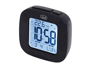 Trevi SLD 3860 Orologio con Display Retroilluminato, 7 x 3 x 8 cm, Nero - Ilgrandebazar