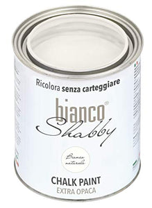 Chalk Paint Bianco Gesso Ricolora Senza Carteggiare Spedizione