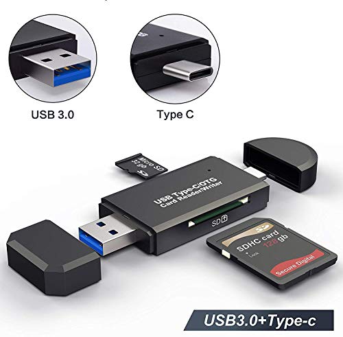 Hoonyer Lettore di Schede USB 3.0 Tipo C Memoria SD Micro –