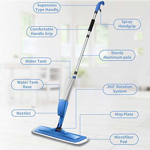 Bellababy Mocio Lavapavimenti, Spray Mop Pavimenti con Un Flacone 1 –