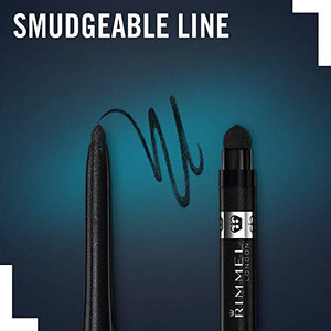 Rimmel Matita Occhi Automatica Exaggerate, Waterproof a Lunga 261 Noir - Ilgrandebazar