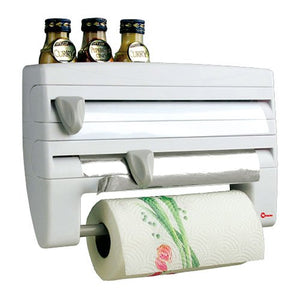 Metaltex Roll 'n - Portarotolo 4 in 1 Bianco - Ilgrandebazar