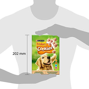 Purina Friskies Cookies Biscotti per Cane Aromatizzati con Pollo, 8 scatole  da 500g