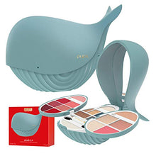 Carica l&#39;immagine nel visualizzatore di Gallery, Pupa Whale 4 Trousse Make-up Kit 002 Celeste Balena